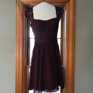 Mori Lee Size 8 in color Bordeaux